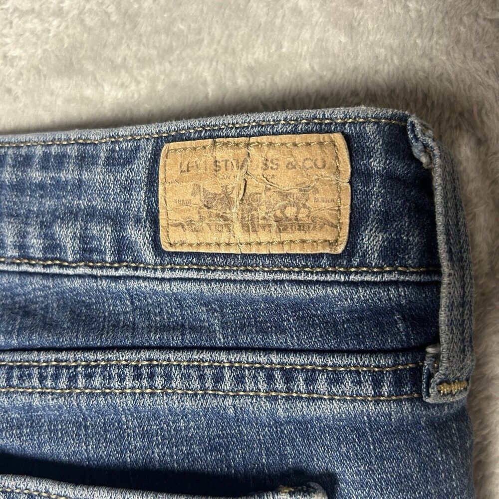 Y2K Women’s Levi’s Low Boot Cut 545 Dark Denim Jeans 2000S Western Size 10  - Picture 12 of 13